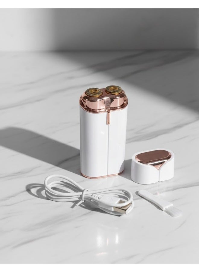 Blawless Facial Hair Remover for Women – Gold Plated Technology – Painless and Irritation-Free – Instant Hair Removal – USB Rechargeable and Stylish Portable Design - Image 1